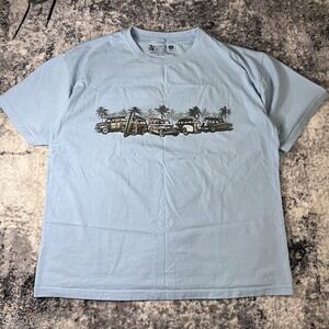 Men's Short Sleeve Crew Neck Y2K Surf Style Size XXL Shirt